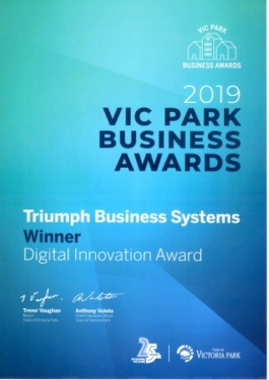 Vic Park Business Awards 2019 - Triumph Business Systems
