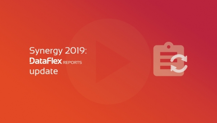 synergy dataflex reports update