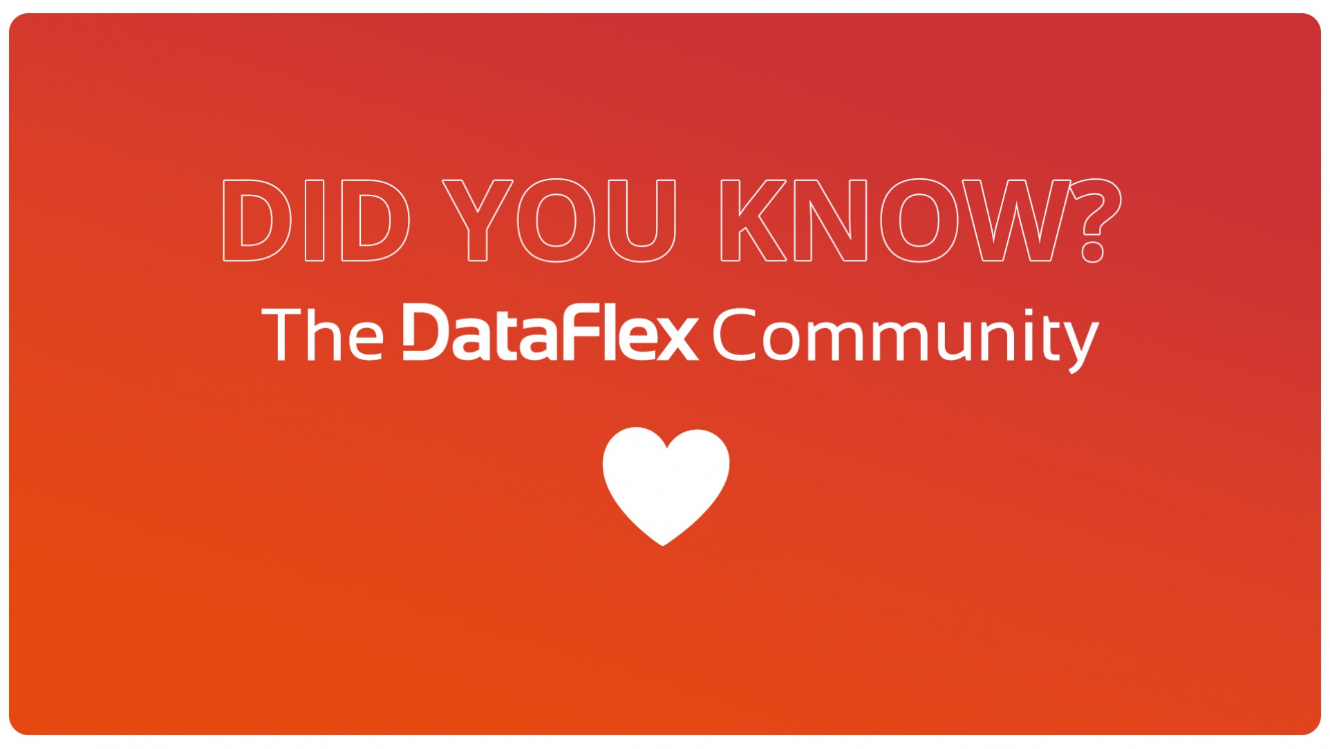 the community - did you know